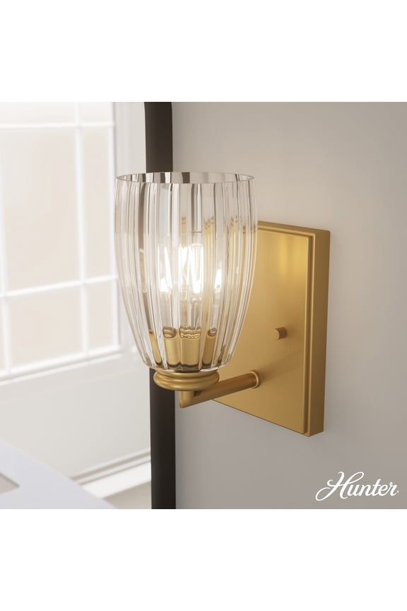 - Rossmoor 1-light Luxe Gold, Small Sconce Light, Dimmable, Formal Style, for Bedrooms, Dining, Living Rooms - 13196