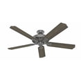 thumbnail image 1 of Hunter Fans - Royal Oak 60 Inch Ceiling Fan with Handheld Remote-Matte Silver, 1 of 8