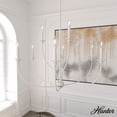 thumbnail image 1 of Hunter - Southcrest 9-light Distressed White, Large Chandelier, Dimmable, Casual Style, Candle Shaped, for Bedrooms, Dining, Living Rooms - 19633, 1 of 7