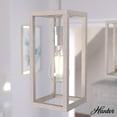 thumbnail image 1 of Hunter - Squire Manor 1-light Chrome, Mini Pendant Light, Dimmable, Modern Style, Rectangle Shaped, for Bedrooms, Dining, Living Rooms - 19110, 1 of 7