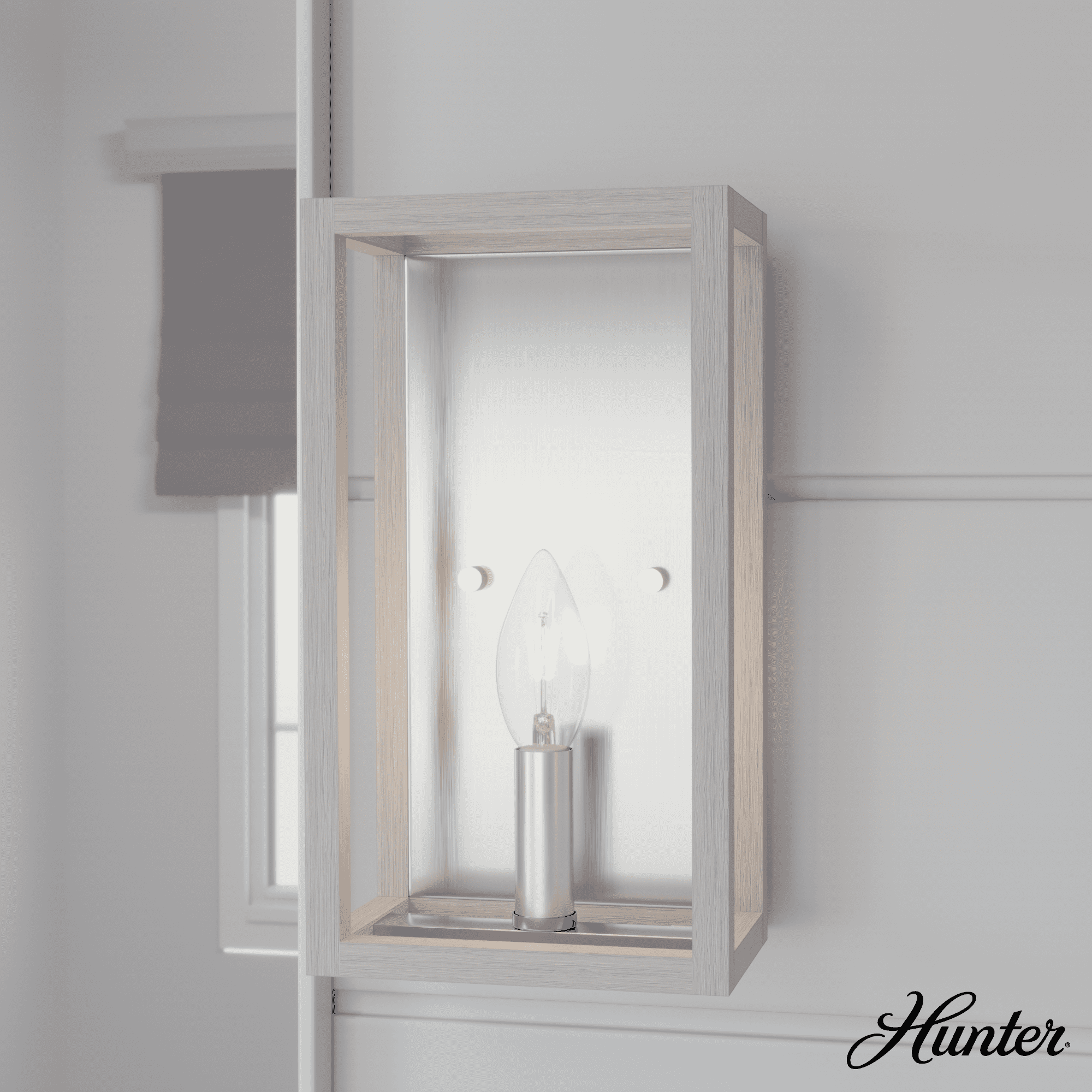 Elegant Brushed Nickel Dimmable Wall Sconce, Direct & Plug-In Electric