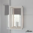 thumbnail image 1 of Hunter - Squire Manor 1-light Distressed White, Small Sconce Light, Dimmable, Modern Style, for Bedrooms, Dining, Living Rooms - 19999, 1 of 7