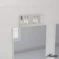 thumbnail image 1 of Hunter - Squire Manor 2-light Distressed White, Medium Size Vanity Light, Dimmable, Modern Style, for Bedrooms, Dining, Living Rooms - 19035, 1 of 7