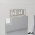 thumbnail image 1 of Hunter - Squire Manor 2-light Brushed Nickel, Medium Size Vanity Light, Dimmable, Modern Style, for Bedrooms, Dining, Living Rooms - 19672, 1 of 7