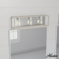 thumbnail image 1 of Hunter - Squire Manor 3-light Brushed Nickel, Medium Size Vanity Light, Dimmable, Modern Style, for Bedrooms, Dining, Living Rooms - 19674, 1 of 7