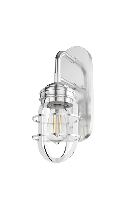 - Starklake 1-light Chrome, Small Sconce Light, Dimmable, for Bedrooms, Kitchens, Dining, Living Rooms - 19047