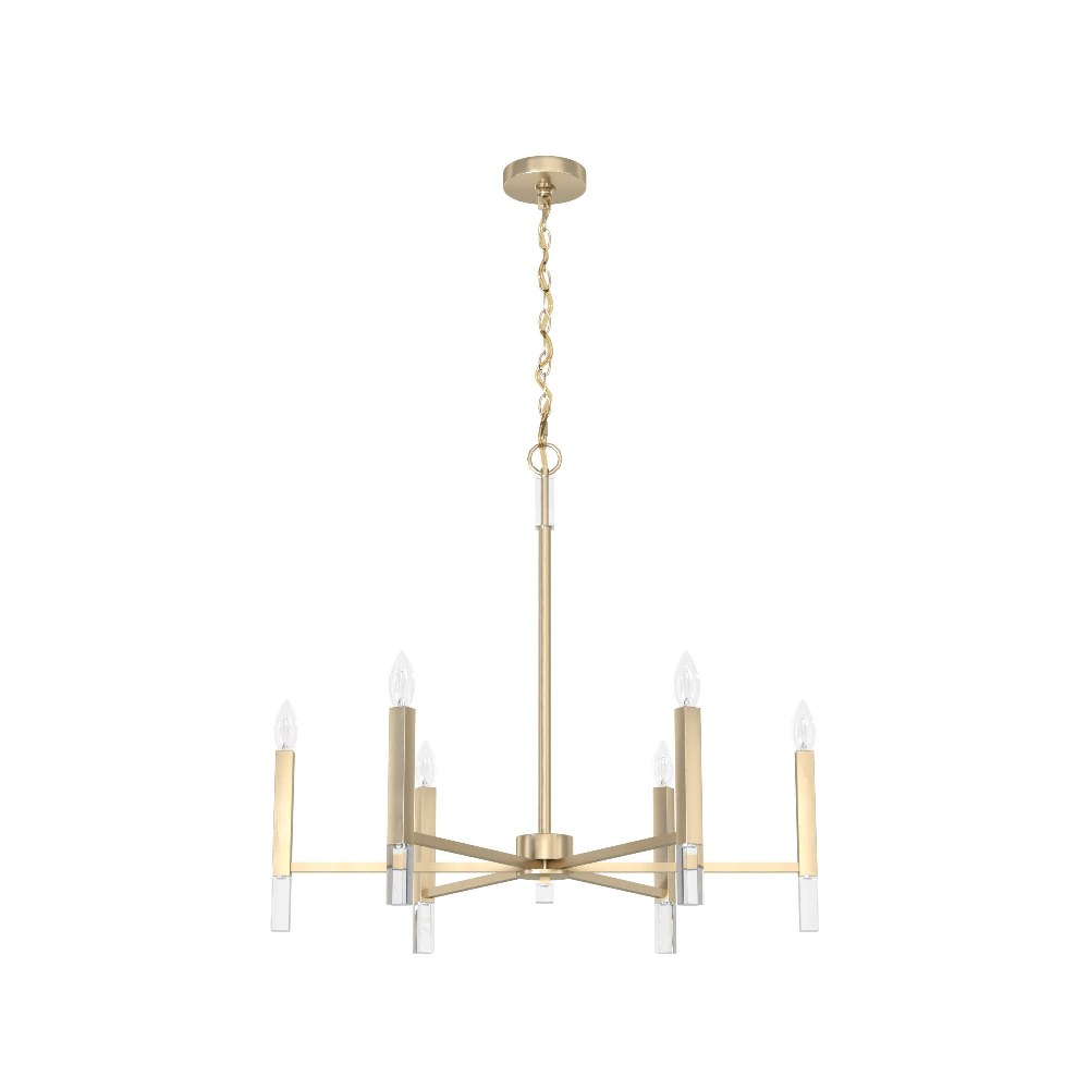 Hunter Fans - Zoanne - 6 Light Chandelier In Modern Style-16.5 Inches ...