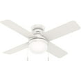 thumbnail image 1 of Hunter Fans - Timpani 44 Inch Low Profile Ceiling Fan with LED Light Kit and, 1 of 5