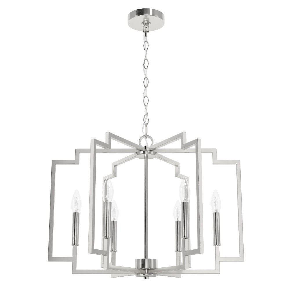 Hunter Fans - Zoanne - 6 Light Chandelier In Modern Style-16.5 Inches ...