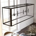 thumbnail image 1 of Hunter - Felippe 8-light Onyx Bengal, Extra Large Chandelier, Dimmable, Casual Style, Linear Shaped, for Bedrooms, Dining, Living Rooms - 19978, 1 of 10