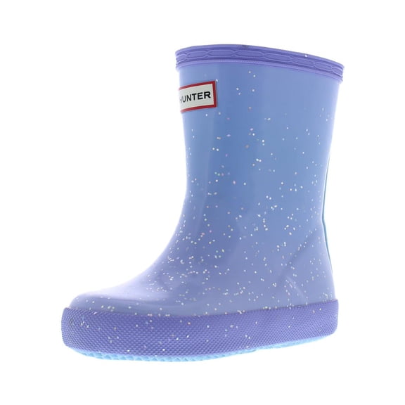 Hunter First Giant Glitter Boot PS Girls Shoes Size 7, Color: Medium Purple