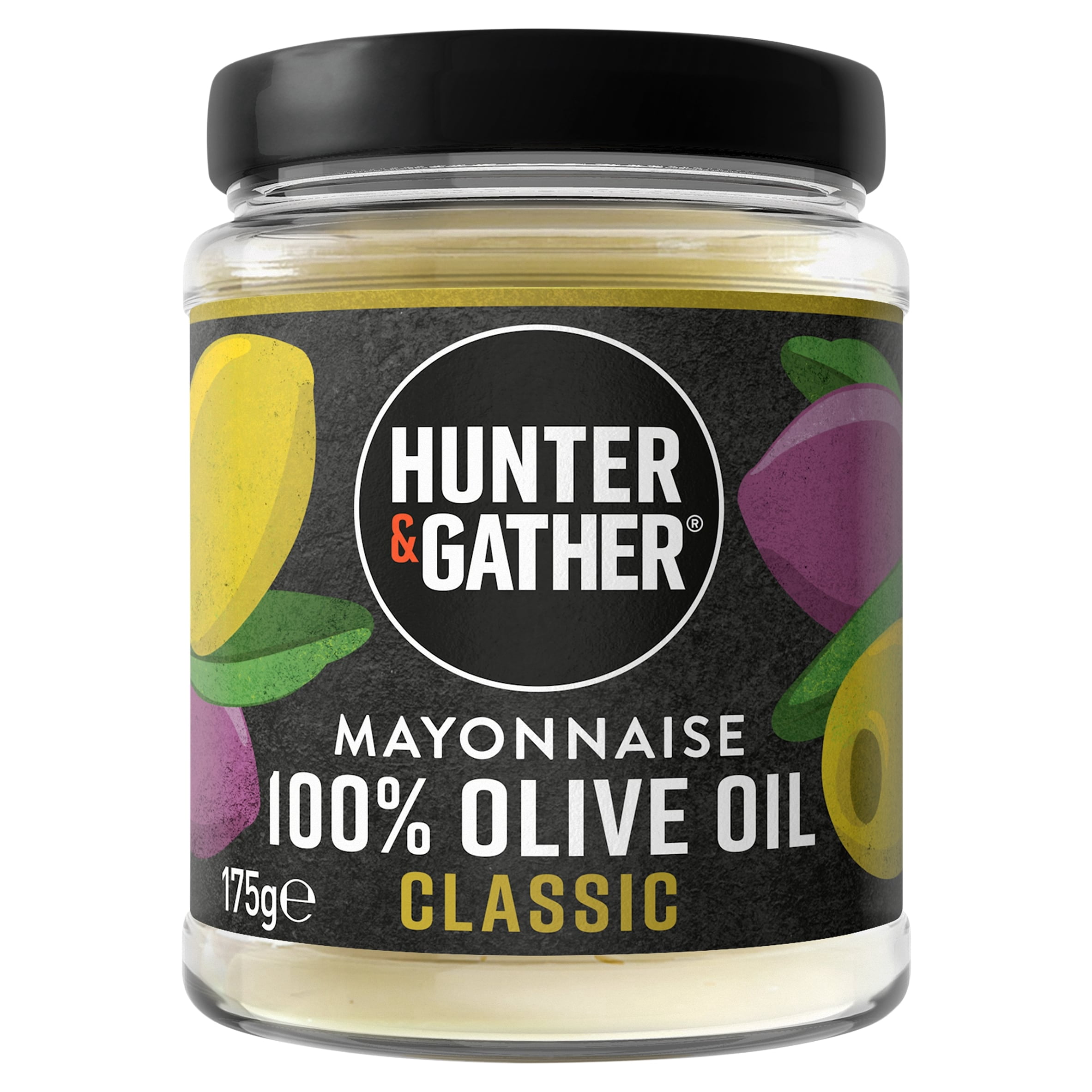 Hunter & Gather 100% Olive Oil Mayonnaise Classic 175g, Imported from Britain