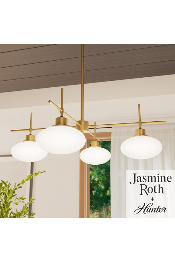 - Getty 4-light Luxe Gold, Large Chandelier, Dimmable, Modern Style, Ellipse Shaped, for Bedrooms, Dining, Living Rooms - 13190