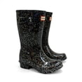 thumbnail image 1 of Hunter Girls Original Giant Glitter Rain Boots, Black,1 M US, 1 of 7