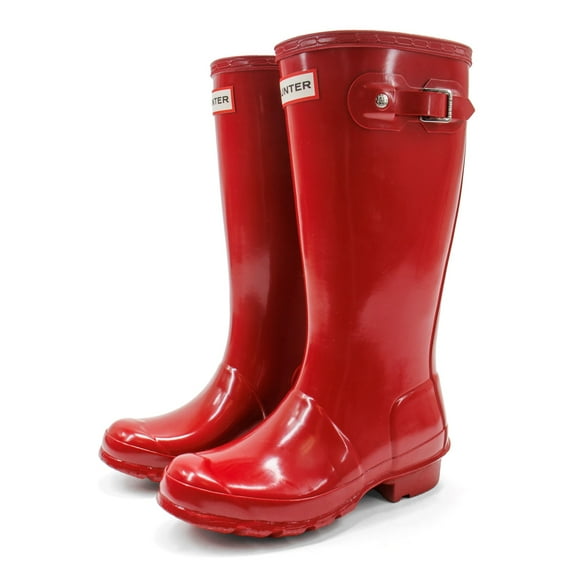 Hunter Girls Original Gloss Rain Boot, Vital Burgundy,2 M US