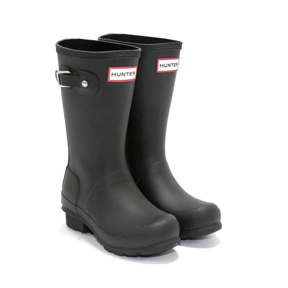 Hunter Girls Original Rain Boot, Black,1 M US