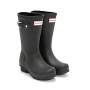 Hunter Girls Original Rain Boot, Black,1 M US