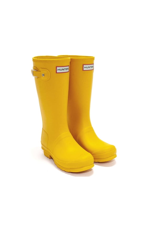 Girls Original Rain Boot, Yellow,3 M US