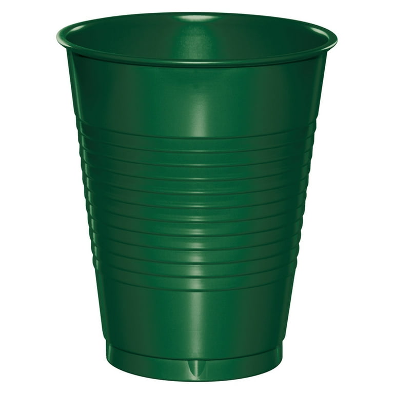 60ct Touch of Color Hunter Green 16 oz Plastic Cups