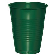 Hunter Green 16 oz Plastic Cups 60 Count for 60 Guests