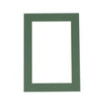 thumbnail image 1 of Hunter Green Acid Free 16x20 Picture Frame Mats with White Core Bevel Cut for 8x10 Pictures - Fits, 1 of 4