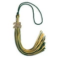 thumbnail image 1 of Endea Graduation Hunter Green/Gold Mixed Color Graduation Tassel with Gold Date Drop, 1 of 10