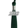 thumbnail image 1 of Hunter Green Graduation Tassel with Silver Date Drop, 1 of 2
