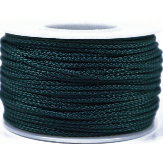 Hunter Green Micro Cord For Paracord - 1/16" (1.18mm) Accessory Rope - 1000 Foot Spool