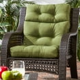 thumbnail image 1 of Hunter Green Outdoor High Back Chair Cushion, 1 of 7