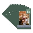 thumbnail image 1 of Hunter Green Picture Frame Mat for 11x17 Frames - Fits 9x13 Photos - 10 Mats, 1 of 7