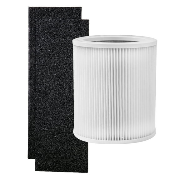 Hunter Fan Company  H-HF400-VP Replacement Filter Value Pack with HEPA EcoSilver Pre-Filter for HP400 Air Purifier Series, 3 Piece Set, White