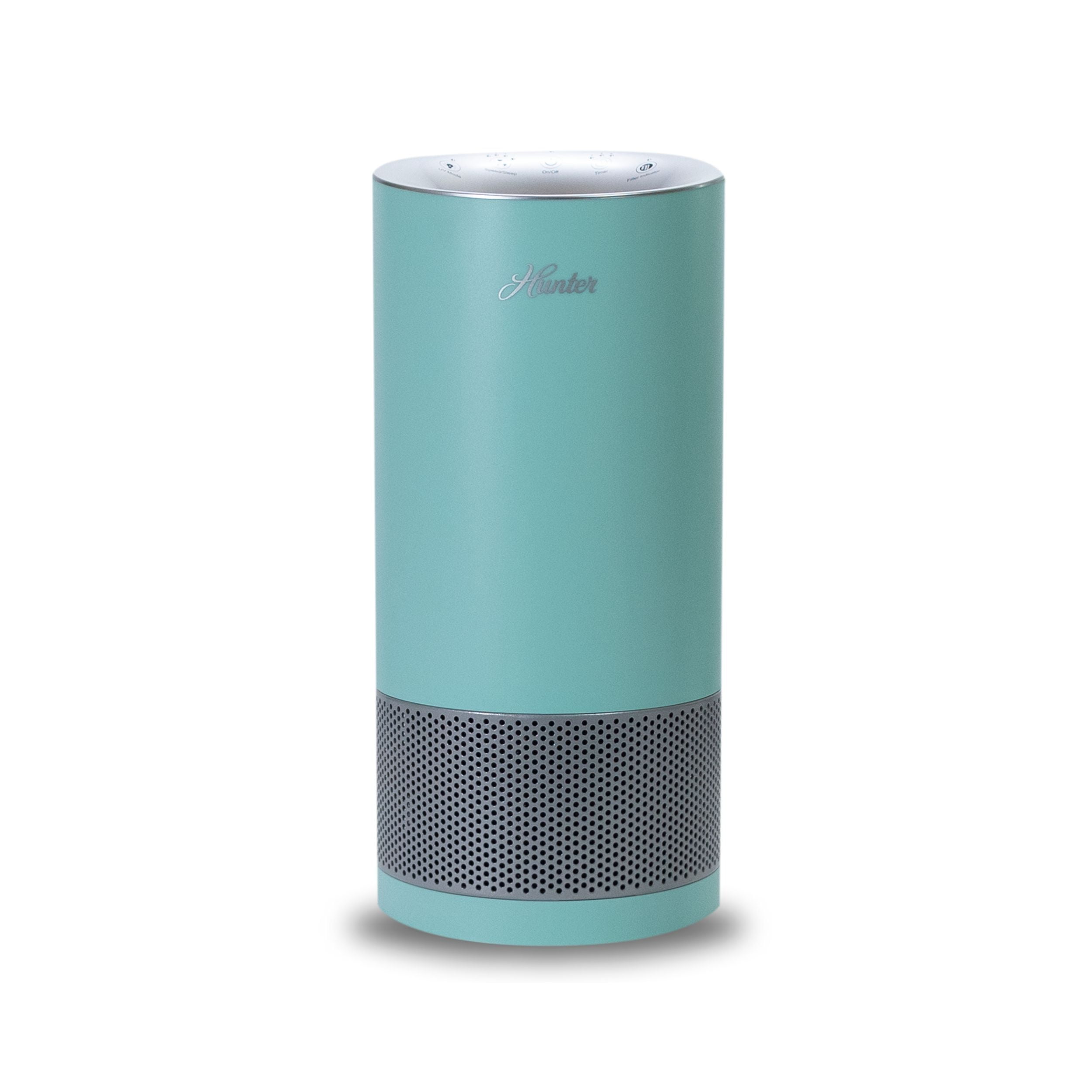 Hunter HP450UV Round True HEPA Air Purifiers, Aqua Silver