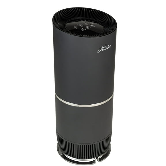 Hunter HP670 True HEPA Digital Tall Tower Air Purifier, Dark Grey