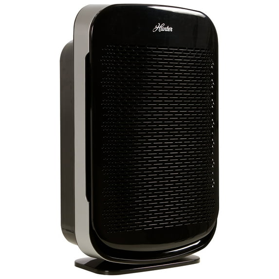 Hunter Medium Console EcoSilver + HEPA Air Purifier - Black