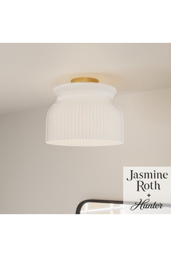 - Harlowe 1-light Luxe Gold, Large Flush Mount Light, Dimmable, Modern Style, Urn Shaped, for Bedrooms, Dining, Living Rooms - 13181