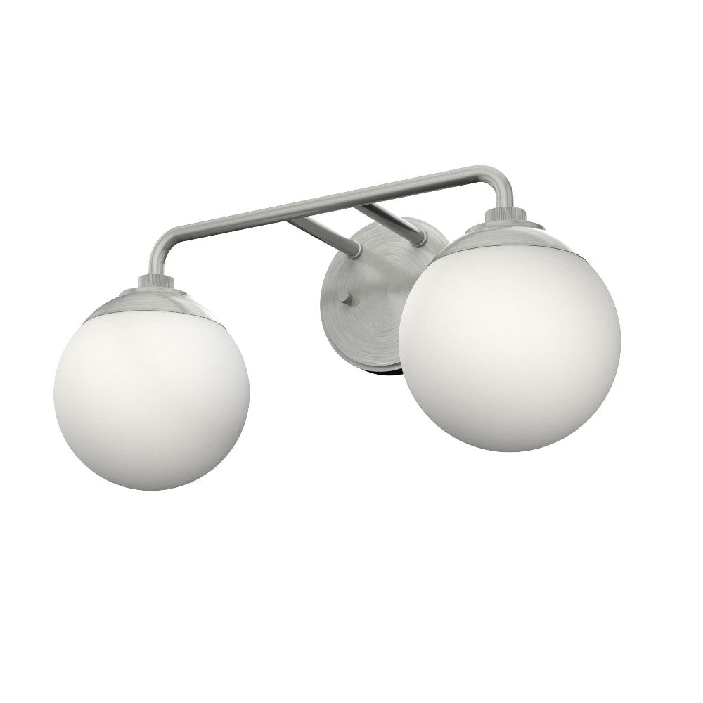 Hepburn 18" Brushed Nickel 2-Light Vanity Sconce