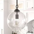 thumbnail image 1 of Hunter - High Oaks 1-light Noble Bronze, Small Pendant Light, Dimmable, Formal Style, Globe Shaped, for Bedrooms, Dining, Living Rooms - 19558, 1 of 7
