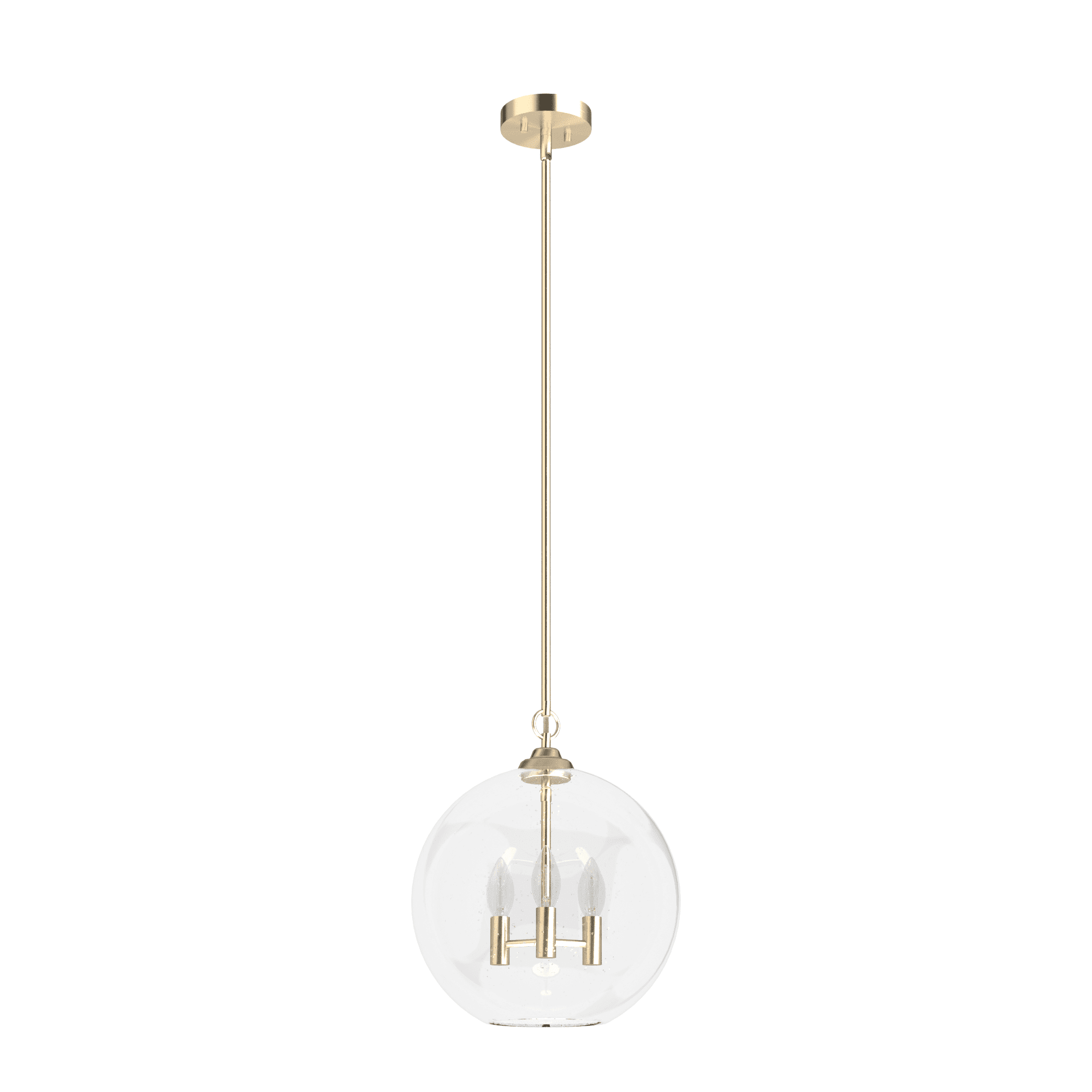 Alturas Gold Glass Globe Pendant Light