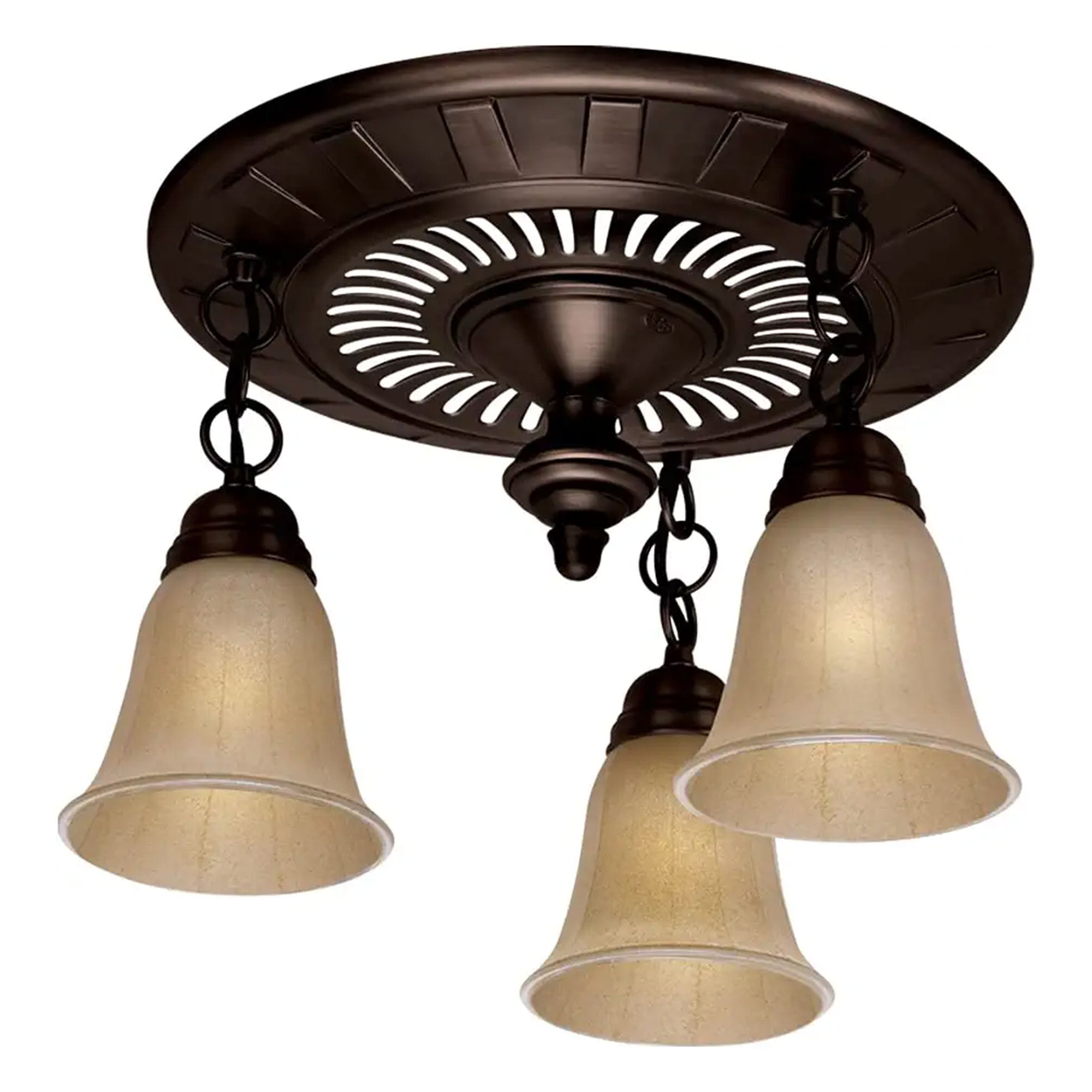 Hunter Home Comfort Bathroom Ventilation Exhaust Fan, Light Fixture, Bronze  - Walmart.com