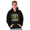 thumbnail image 1 of Hunter Husband Close to Nature Funny Hoodie Hooded Sweatshirt Men Brisco Brands X, 1 of 6