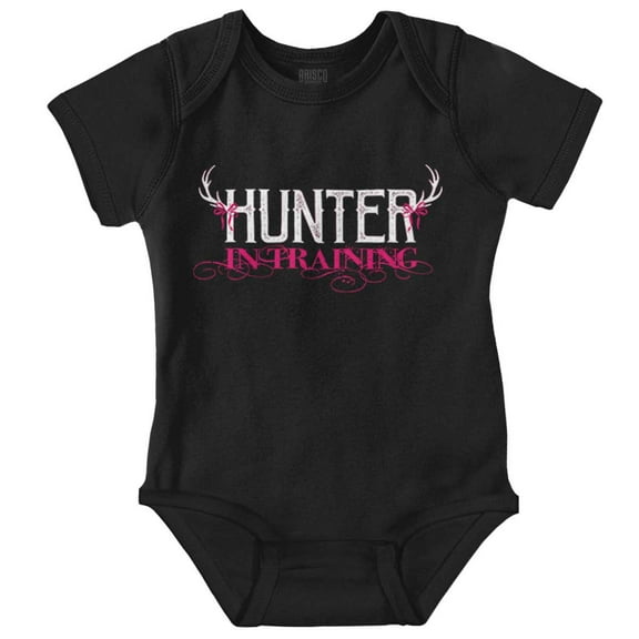 Hunter In Training Learning Hunting Bodysuit Jumper Girls Infant Baby Brisco Brands 12M