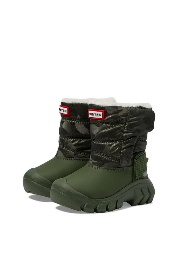 Intrepid Reflective Camo Snow Boot (Little Kid/Big Kid), Flexing Green, 5 Toddler