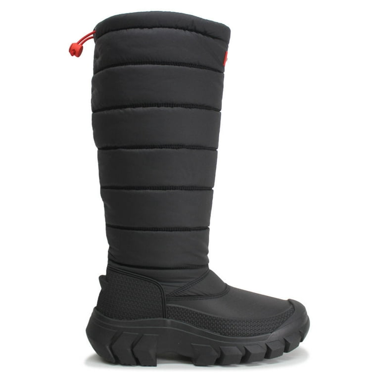 Hunter Intrepid Tall Snow Synthetic Textile Women's Boots (Black
