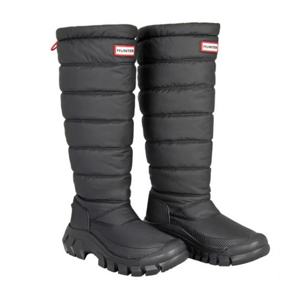 Hunter Ladies' Size 7 Intrepid Tall Snow Boots, Black, New in Box