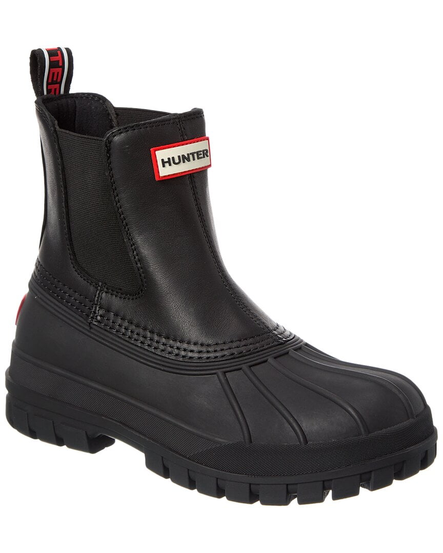 HUNTER SUFFOLK MEN RAIN BOOTS - Black / Red Multi / 13 - Walmart.com