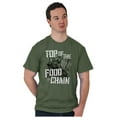 thumbnail image 1 of Hunter Life Top of the Food Chain Men's Graphic T Shirt Tees Brisco Brands S, 1 of 6
