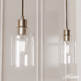 thumbnail image 1 of Hunter - Lochemeade 1-light Alturas Gold, Mini Pendant Light, Dimmable, Modern Style, Cylinder Shaped, for Bedrooms, Kitchens, Dining, Living Rooms - 45227, 1 of 7