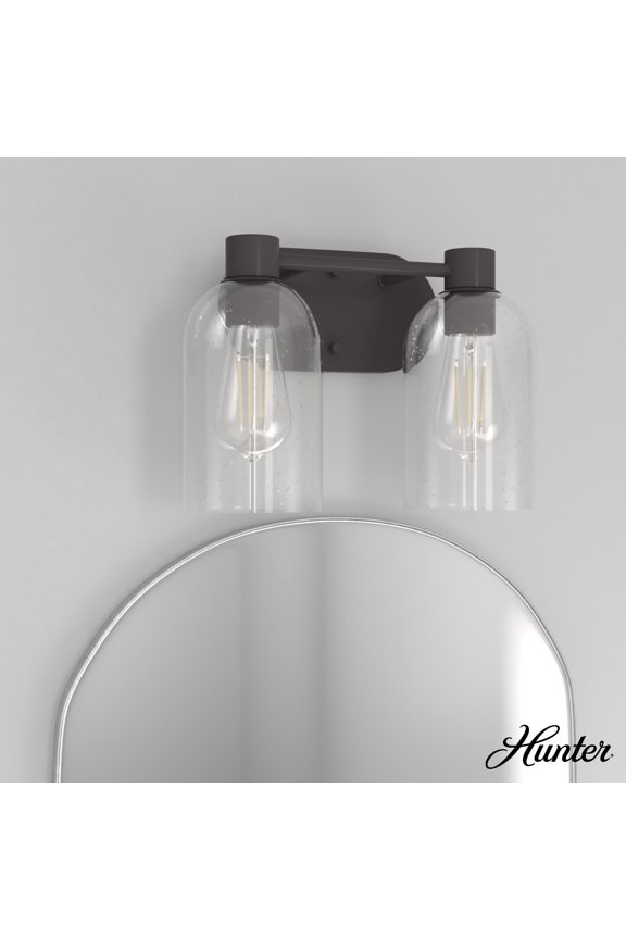 - Lochemeade 2-light Noble Bronze, Small Vanity Light, Dimmable, for Bedrooms, Dining, Living Rooms - 19780