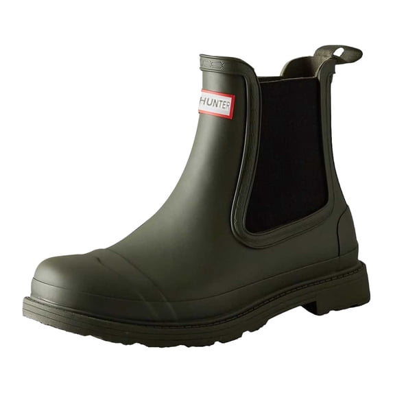Hunter Mens Commando Chelsea Boots