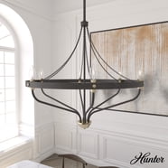 Hunter Fans - Zoanne - 6 Light Chandelier In Modern Style-16.5 Inches ...